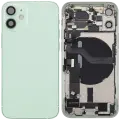 Back Housing W/ Charging Port Flex & Small Parts  For iPhone 12 Mini (EU / Global Version) (Used OEM Pull: Grade A) (Green)