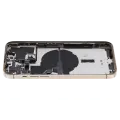 Back Housing W/ Small Parts For iPhone 14 Pro Max (US Version) (Used OEM Pull: Grade C) (Gold)