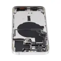 Back Housing W/ Small Parts For iPhone 14 Pro Max (US Version) (Used OEM Pull: Grade B) (Silver)
