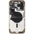 Back Housing W/ Small Parts For iPhone 14 Pro Max (US Version) (Used OEM Pull: Grade B) (Gold)