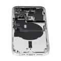 Back Housing W/ Small Parts For iPhone 14 Pro (US Version) (Used OEM Pull: Grade C) (Silver)