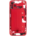 Mid-Frame Housing  W/ Small Parts For iPhone 14 Plus (EU / Global Version) (Used OEM Pull: Grade C) (Red)