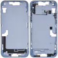 Mid-Frame Housing  W/ Small Parts For iPhone 14 Plus (EU / Global Version) (Used OEM Pull: Grade B) (Blue)