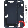 Mid-Frame Housing  W/ Small Parts For iPhone 14 Plus (EU / Global Version) (Used OEM Pull: Grade B) (Midnight)