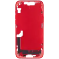 Mid-Frame Housing W/ Small Parts For iPhone 14 Plus (EU / Global Version) (Used OEM Pull: Grade B) (Red)