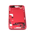 Mid-Frame Housing W/ Small Parts For iPhone 14 Plus (EU / Global Version) (Used OEM Pull: Grade B) (Red)
