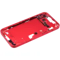 Mid-Frame Housing W/ Small Parts For iPhone 14 Plus (EU / Global Version) (Used OEM Pull: Grade B) (Red)
