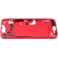 Mid-Frame Housing W/ Small Parts For iPhone 14 Plus (EU / Global Version) (Used OEM Pull: Grade B) (Red)