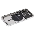 Back Housing W/ Small Parts For iPhone 14 Pro (US Version) (Used OEM Pull: Grade B) (Silver)