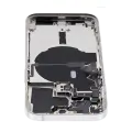 Back Housing W/ Small Parts For iPhone 14 Pro (US Version) (Used OEM Pull: Grade B) (Silver)