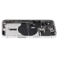 Back Housing W/ Small Parts For iPhone 14 Pro (US Version) (Used OEM Pull: Grade B) (Silver)