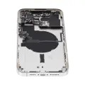 Back Housing W/ Small Parts For iPhone 14 Pro Max (US Version) (Used OEM Pull: Grade C) (Silver)
