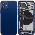 Back Housing W/ Charging Port Flex & Small Parts  For iPhone 12 Mini (EU / Global Version) (Used OEM Pull: Grade B) (Blue)