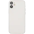 Back Housing W/ Charging Port Flex & Small Parts  For iPhone 12 Mini (EU / Global Version) (Used OEM Pull: Grade C) (White)