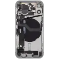 Back Housing W/ Charging Port Flex & Small Parts  For iPhone 12 Mini (EU / Global Version) (Used OEM Pull: Grade C) (White)