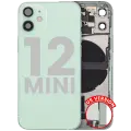 Back Housing W/ Charging Port Flex & Small Parts  For iPhone 12 Mini (US Version) (Used OEM Pull: Grade B) (Green)