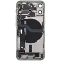 Back Housing W/ Charging Port Flex & Small Parts  For iPhone 12 Mini (US Version) (Used OEM Pull: Grade B) (Green)