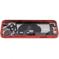 Back Housing W/ Charging Port Flex & Small Parts  For iPhone 12 Mini (US Version) (Used OEM Pull: Grade C) (Red)