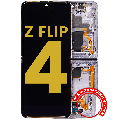 Inner OLED Assembly With Frame For Samsung Galaxy Z Flip 4 5G (US & International Version) (Refurbished) (Bora Purple)