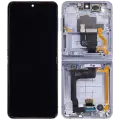 Inner OLED Assembly With Frame For Samsung Galaxy Z Flip 4 5G (US & International Version) (Refurbished) (Blue)