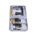 Inner OLED Assembly With Frame For Samsung Galaxy Z Flip 4 5G (US & International Version) (Refurbished) (Blue)