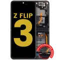 Inner OLED Assembly With Frame For Samsung Galaxy Z Flip 3 5G (US & International) (Refurbished) (Phantom Black)