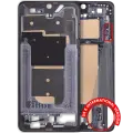 Mid-Frame Housing Compatible For Samsung Galaxy S25 Edge 5G (US & International Version) (Titanium Jetblack)