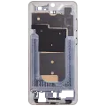 Mid-Frame Housing Compatible For Samsung Galaxy S25 Edge 5G (US & International Version) (Titanium Icyblue / Titanium Silver)