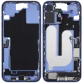 Mid-Frame Housing  W/ Charging Port Flex & Small Parts  For iPhone 16 Plus (US Version) (Used OEM Pull: Grade B) (Ultramarine)