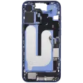 Mid-Frame Housing  W/ Charging Port Flex & Small Parts  For iPhone 16 Plus (US Version) (Used OEM Pull: Grade B) (Ultramarine)