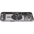 Back Housing W/ Charging Port Flex & Small Parts  For iPhone 12 Pro Max (US Version) (Used OEM Pull: Grade B) (Graphite)