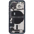 Back Housing W/ Charging Port Flex & Small Parts  For iPhone 13 Mini (EU / Global Version) (Used OEM Pull: Grade A) (Blue)