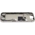 Mid-Frame Housing  W/ Charging Port Flex & Small Parts  For iPhone 16 Pro (EU / Global Version) (Used OEM Pull: Grade A) (Natural Titanium)