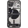 Back Housing W/ Charging Port Flex & Small Parts  For iPhone 13 Pro (EU / Global Version) (Used OEM Pull: Grade B) (Graphite)