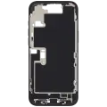 Mid-Frame Housing  W/ Charging Port Flex & Small Parts  For iPhone 16 Pro Max (US Version) (Used OEM Pull: Grade A) (Black Titanium)