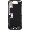 Mid-Frame Housing  W/ Charging Port Flex & Small Parts  For iPhone 16 Pro Max (US Version) (Used OEM Pull: Grade B) (Desert Titanium)
