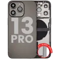 Back Housing W/ Charging Port Flex & Small Parts  For iPhone 13 Pro (EU / Global Version) (Used OEM Pull: Grade C) (Graphite)