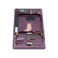 OLED Assembly With Frame For Samsung Galaxy S22 Ultra 5G (US & International Version) (Aftermarket Plus) (120Hz) (Burgundy)