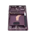 OLED Assembly With Frame For Samsung Galaxy S22 Ultra 5G (US & International Version) (Aftermarket Plus) (120Hz) (Burgundy)