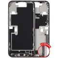 Mid-Frame Housing  W/ Charging Port Flex & Small Parts  For iPhone 16 Pro Max (US Version) (Used OEM Pull: Grade C) (Natural Titanium)