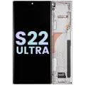OLED Assembly With Frame For Samsung Galaxy S22 Ultra 5G (Service Pack) (Phantom White)
