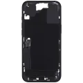Mid-Frame Housing  W/ Charging Port Flex & Small Parts  For iPhone 16 Plus (US Version) (Used OEM Pull: Grade B) (Black)