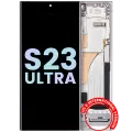 OLED Assembly With Frame For Samsung Galaxy S23 Ultra 5G (US & International) (Service Pack) (Sky Blue & Lime)