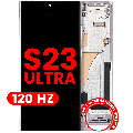 OLED Assembly With Frame For Samsung Galaxy S23 Ultra (US & International) (Aftermarket Plus) (120Hz) (Sky Blue)