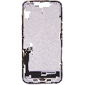 Mid-Frame Housing  W/ Charging Port Flex & Small Parts  For iPhone 14 Plus (US Version) (Used OEM Pull: Grade A) (Purple)