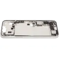 Mid-Frame Housing  W/ Charging Port Flex & Small Parts  For iPhone 14 Plus (US Version) (Used OEM Pull: Grade A) (Starlight)
