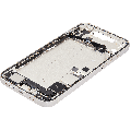 Mid-Frame Housing  W/ Charging Port Flex & Small Parts  For iPhone 14 Plus (US Version) (Used OEM Pull: Grade B) (Starlight)