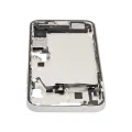 Mid-Frame Housing  W/ Charging Port Flex & Small Parts  For iPhone 14 Plus (US Version) (Used OEM Pull: Grade B) (Starlight)