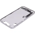 Mid-Frame Housing  W/ Charging Port Flex & Small Parts  For iPhone 14 Plus (US Version) (Used OEM Pull: Grade C) (Purple)