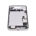 Mid-Frame Housing  W/ Charging Port Flex & Small Parts  For iPhone 14 Plus (US Version) (Used OEM Pull: Grade C) (Purple)